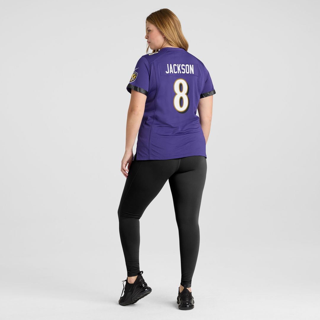 Lamar Jackson Baltimore Ravens Nike Women's Game Jersey - Purple