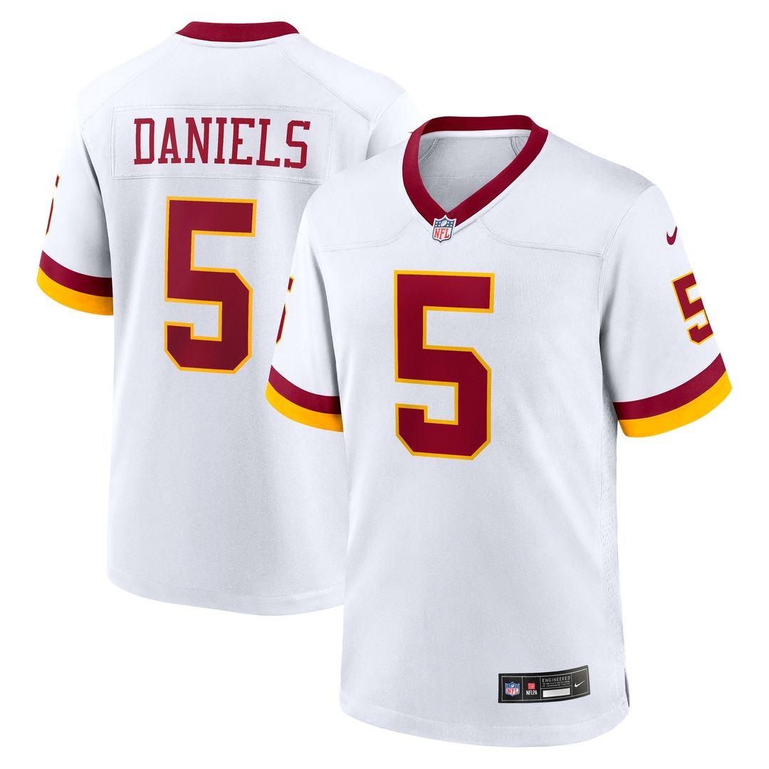 Jayden Daniels Washington Commanders Nike Game Jersey - Burgundy