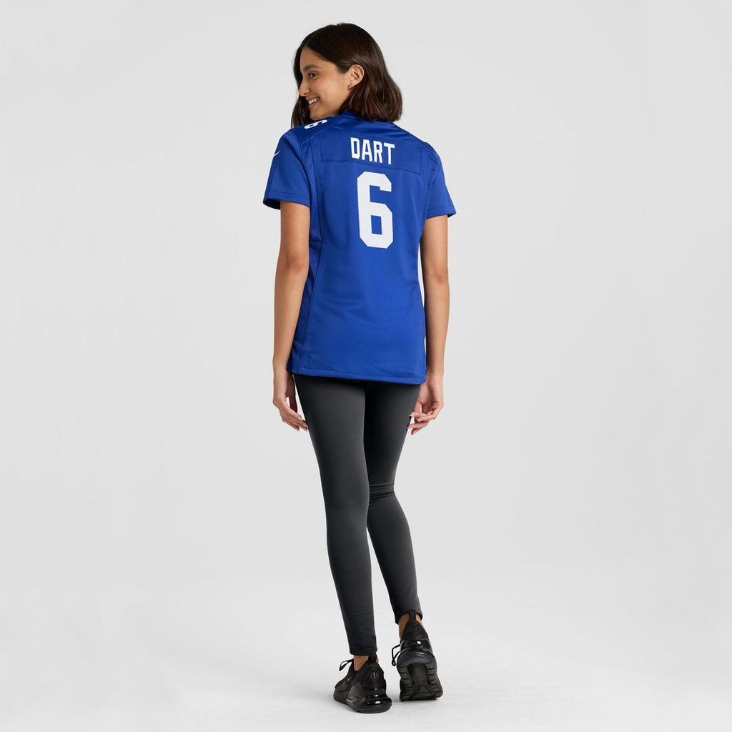 Jaxson Dart New York Giants Nike Women's Game Jersey -  White