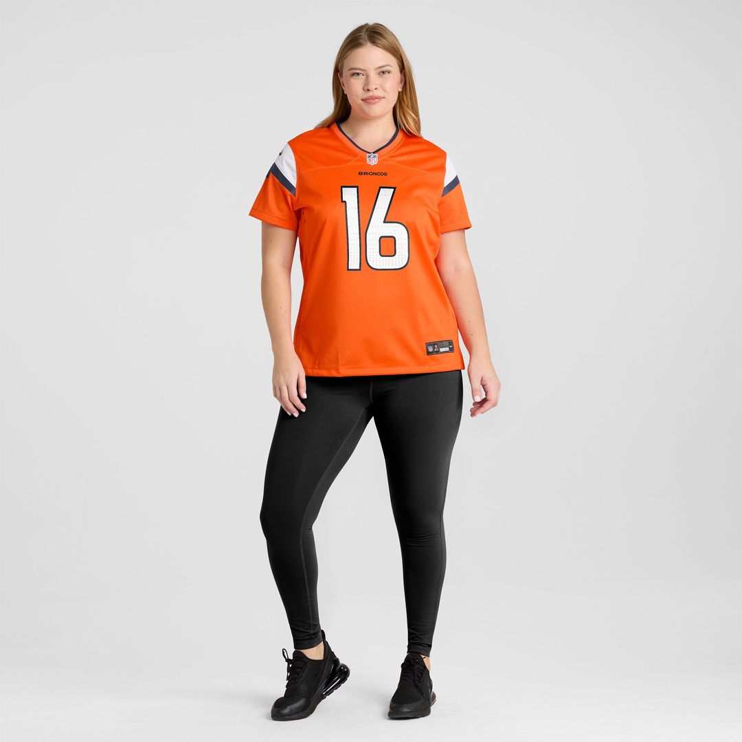Jeremy Crawshaw Denver Broncos Nike Women's Team Game Jersey -  Orange