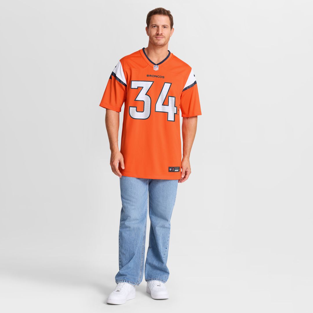 JL Skinner Denver Broncos Nike Team Game Jersey -  Orange