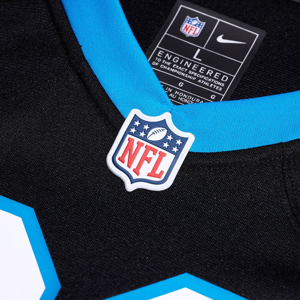 Tershawn Wharton Carolina Panthers Nike Team Game Jersey -  Black