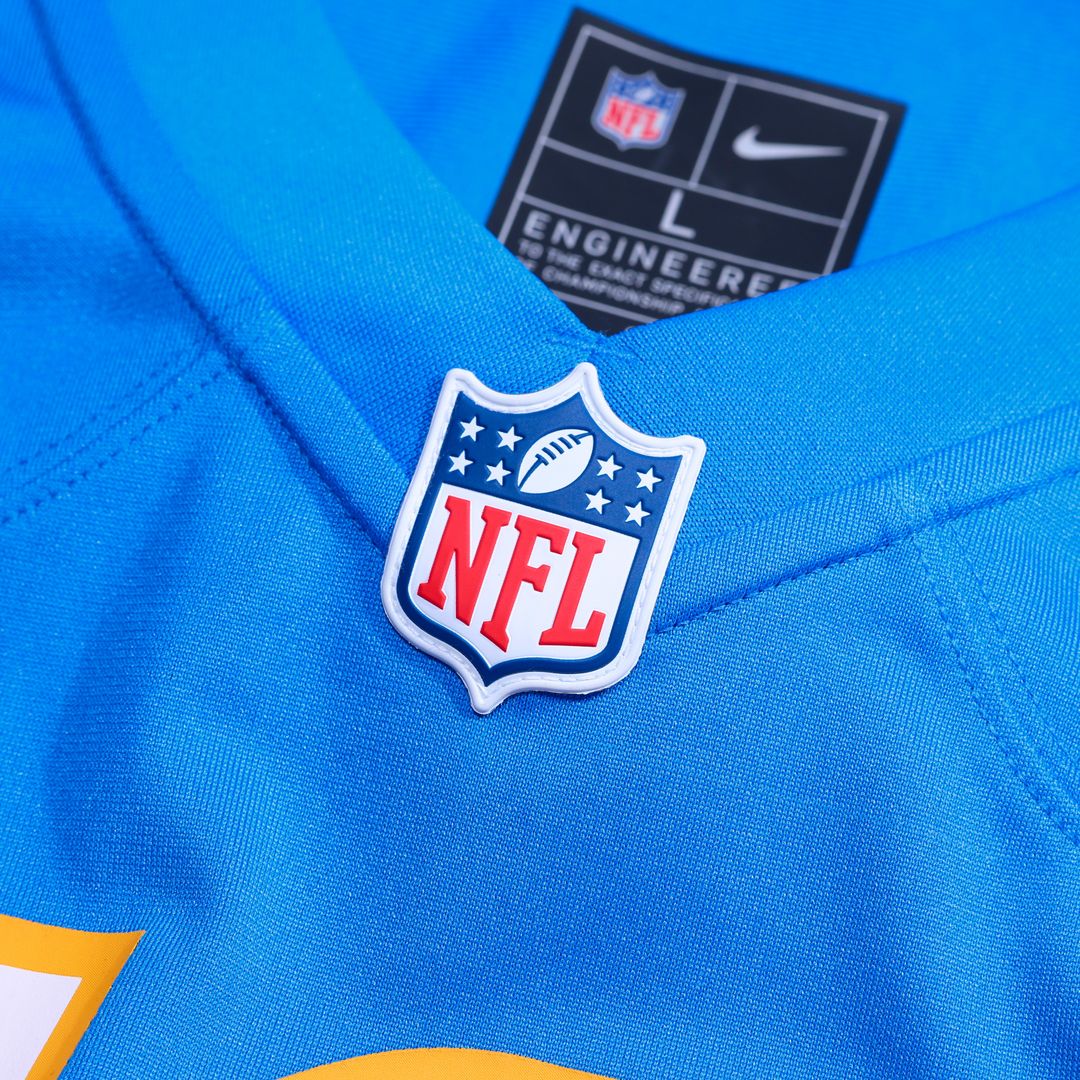 Tucker Fisk Los Angeles Chargers Nike Team Game Jersey -  Powder Blue