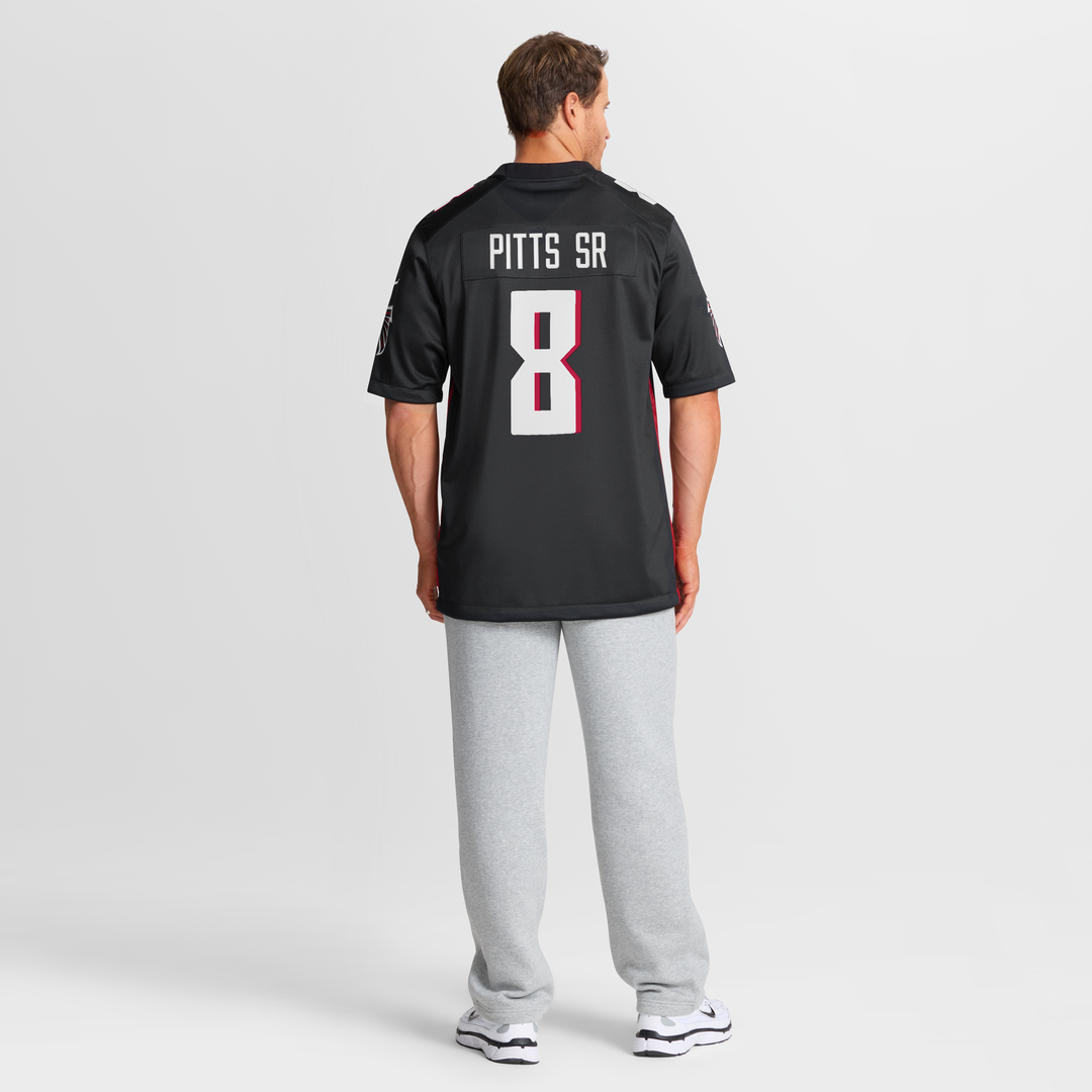 Kyle Pitts Sr. Atlanta Falcons Nike Team  Game Jersey - Black