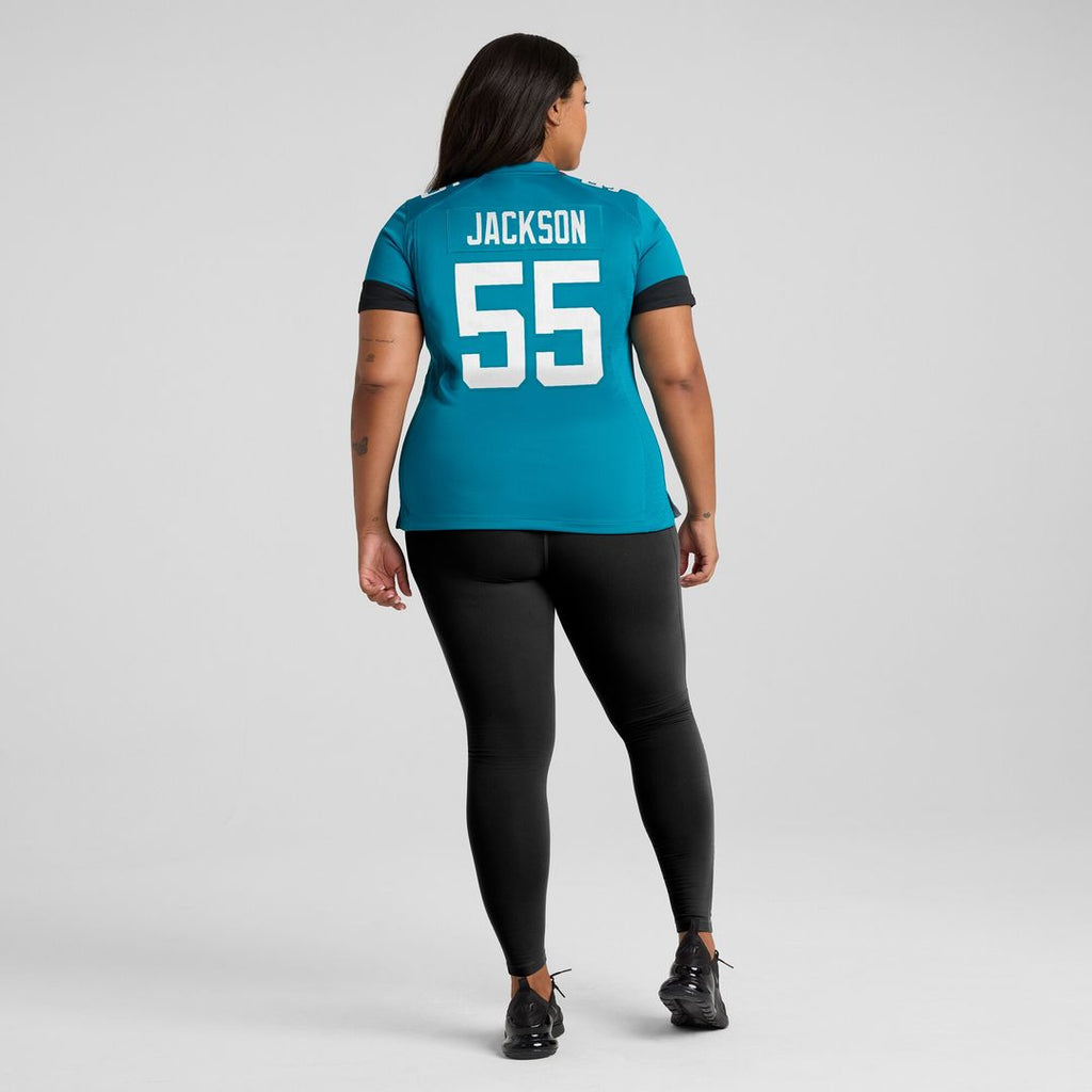 Dequan Jackson Jacksonville Jaguars Nike Women's  Game Jersey -  Teal