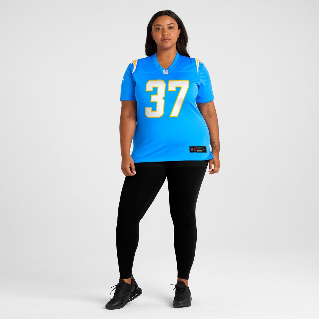Jordan Oladokun Los Angeles Chargers Nike Women's Team Game Jersey -  Powder Blue