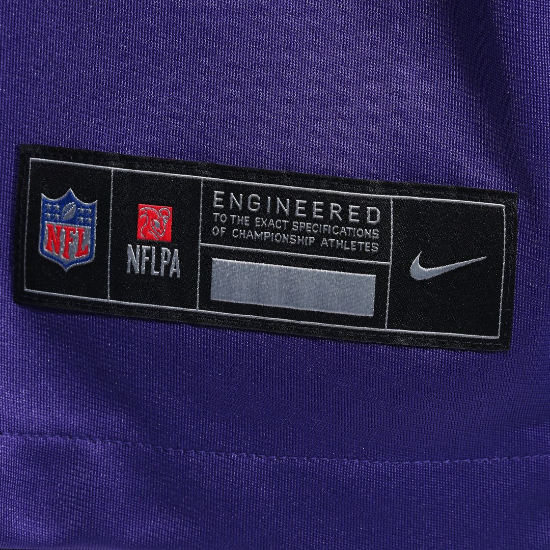 Number 1 Dad Minnesota Vikings Nike Game Jersey - Purple