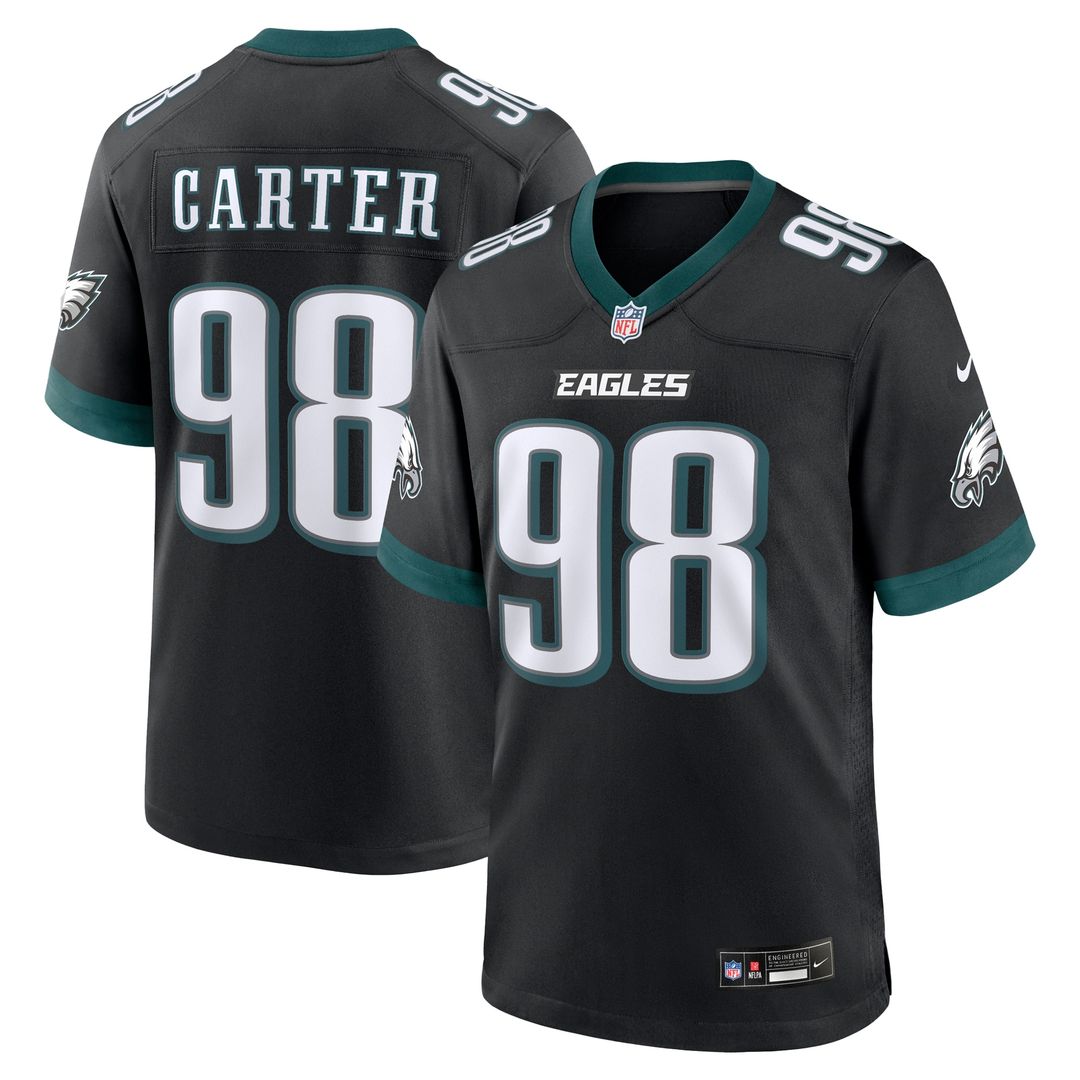 Jalen Carter Philadelphia Eagles Nike Alternate Game Jersey - Kelly Green