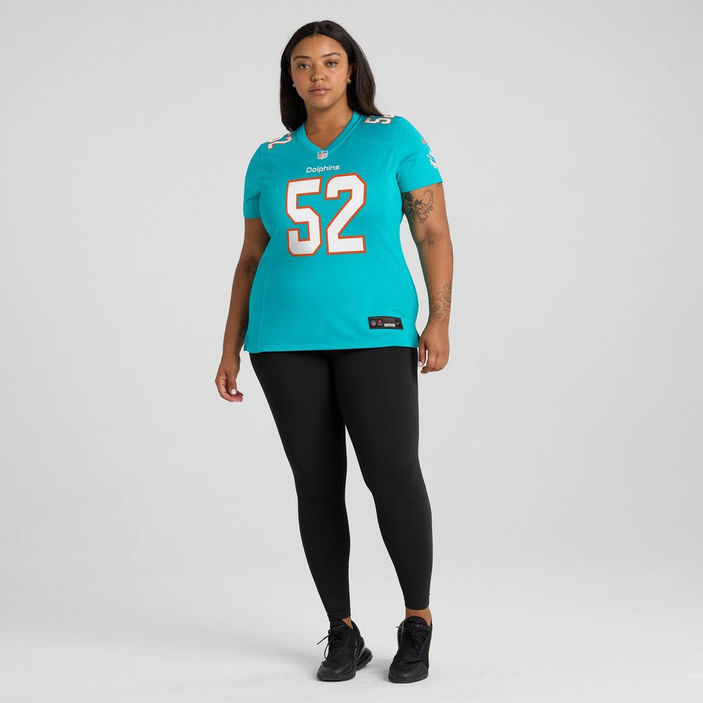 Patrick Paul Miami Dolphins Nike Women's  Game Jersey -  Aqua
