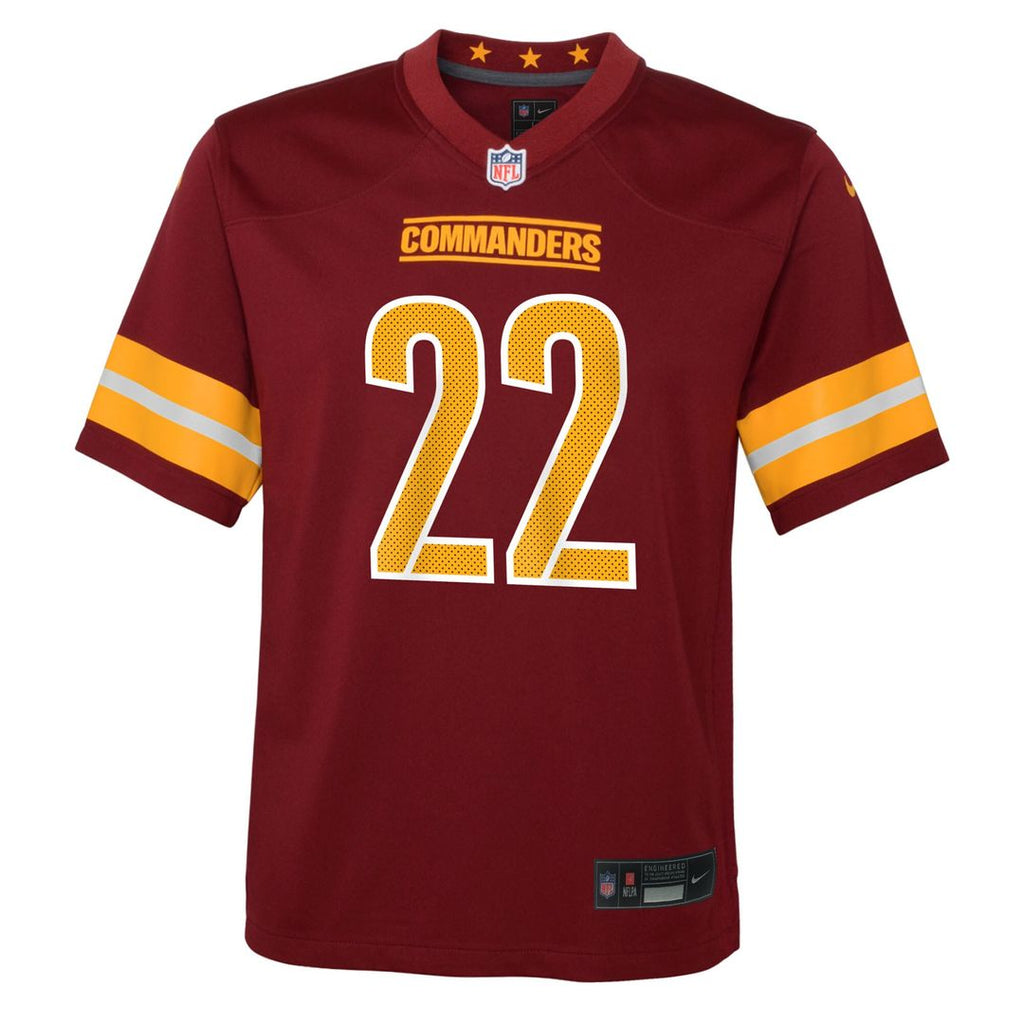 Jacory Croskey-Merritt Washington Commanders Nike Youth Team Game Jersey - Burgundy
