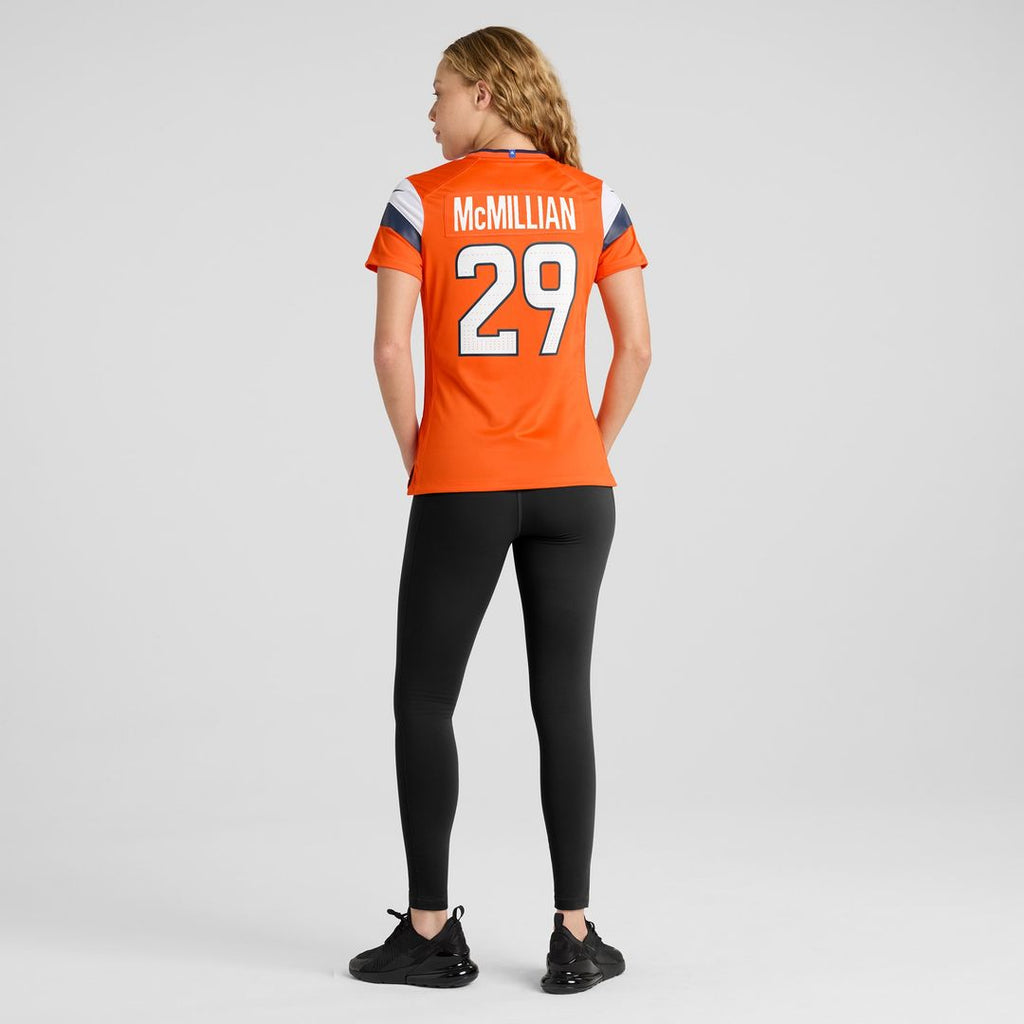 Ja'Quan McMillian Denver Broncos Nike Women's Team Game Jersey -  Orange