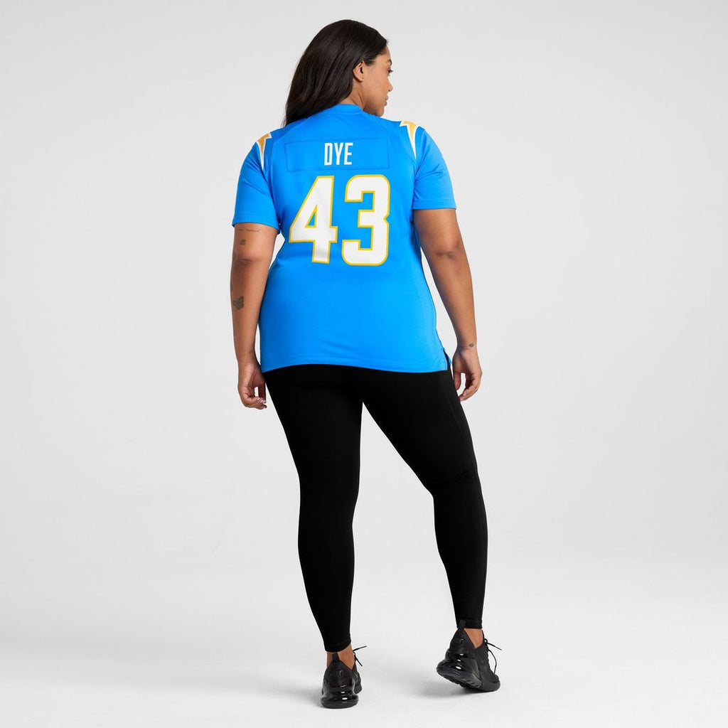 Troy Dye Los Angeles Chargers Nike Women's  Game Jersey -  Powder Blue