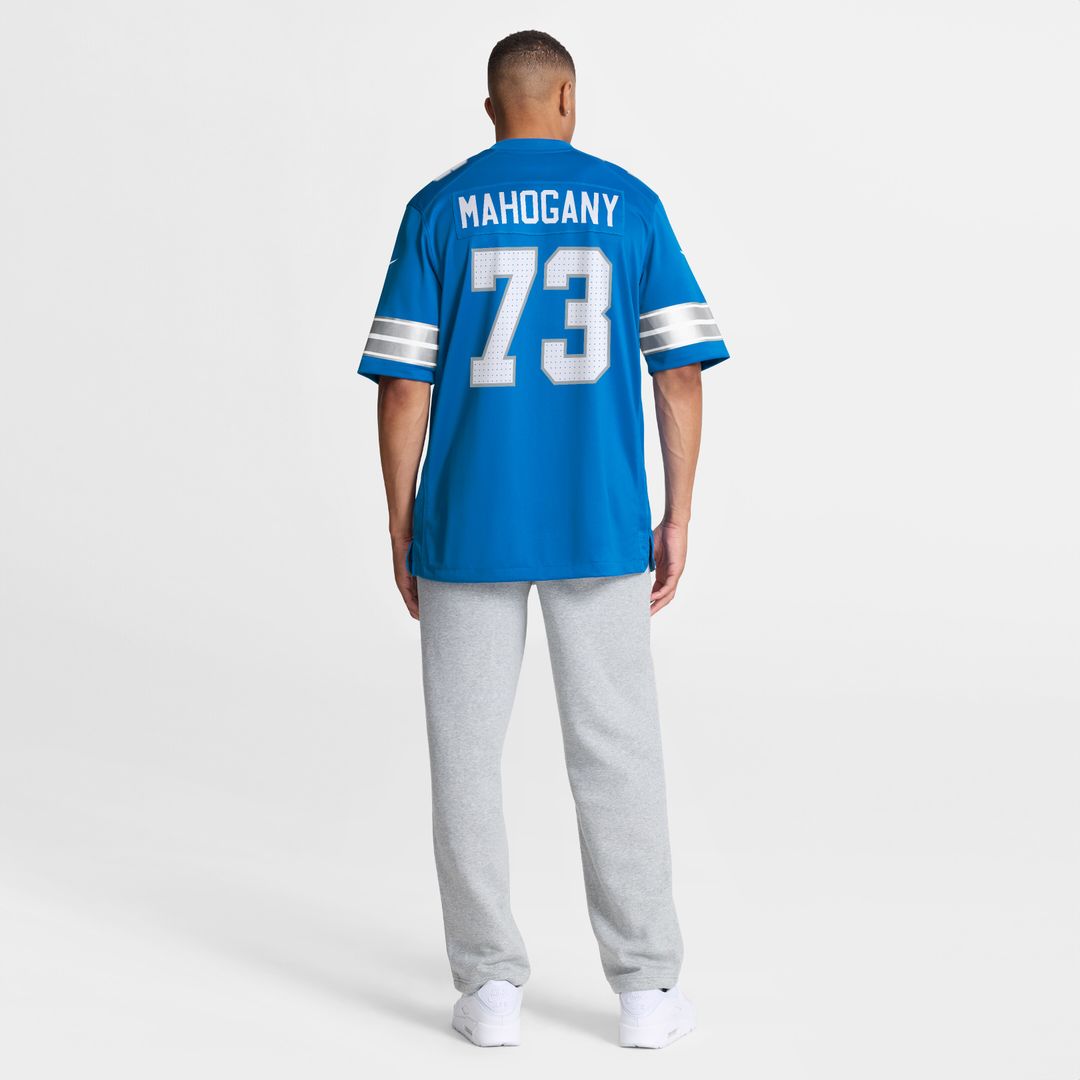 Christian Mahogany Detroit Lions Nike Team Game Jersey -  Blue