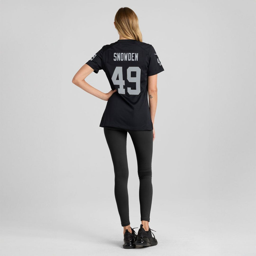 Charles Snowden Las Vegas Raiders Nike Women's Team Game Jersey -  Black