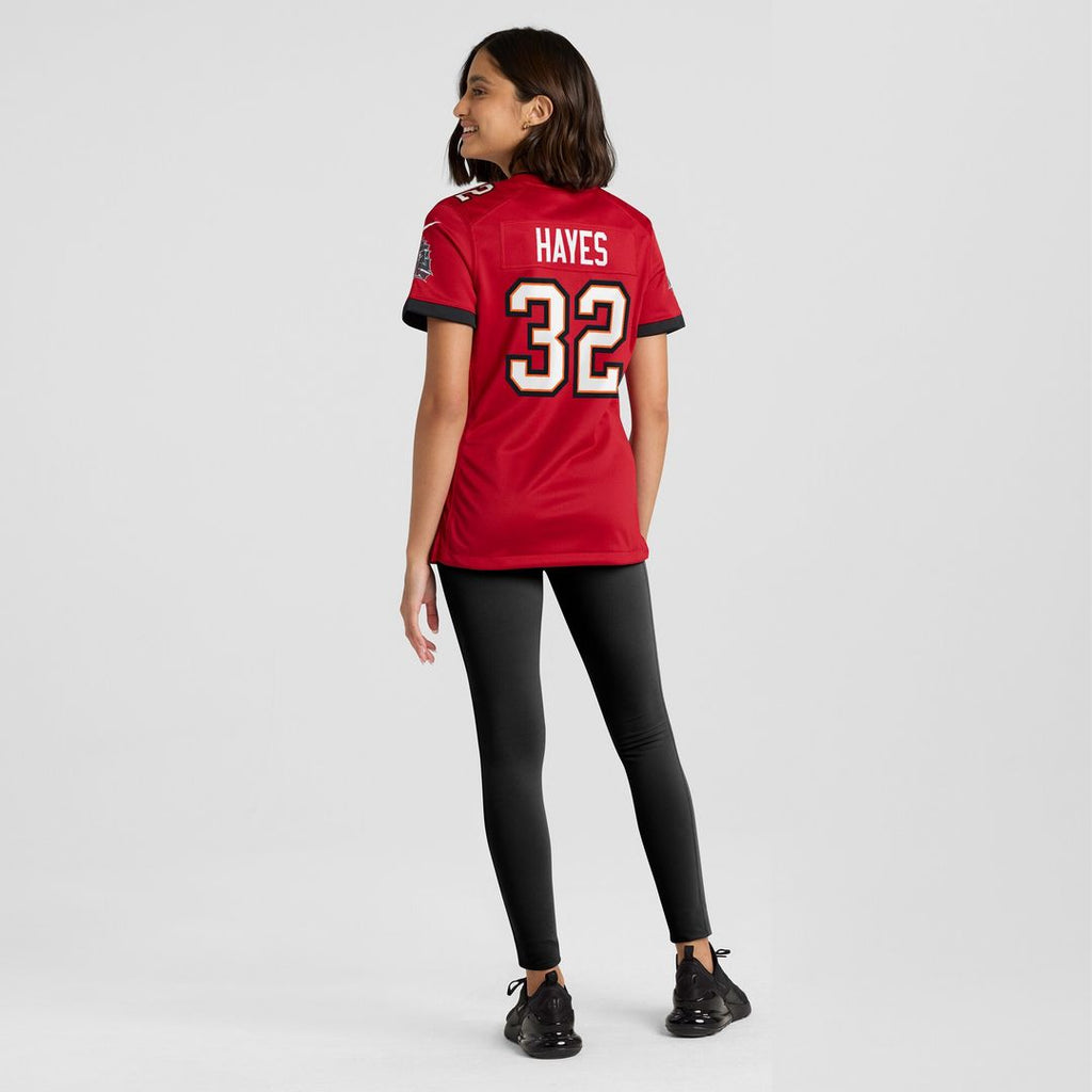 Josh Hayes Tampa Bay Buccaneers Nike Women's  Game Jersey -  Red