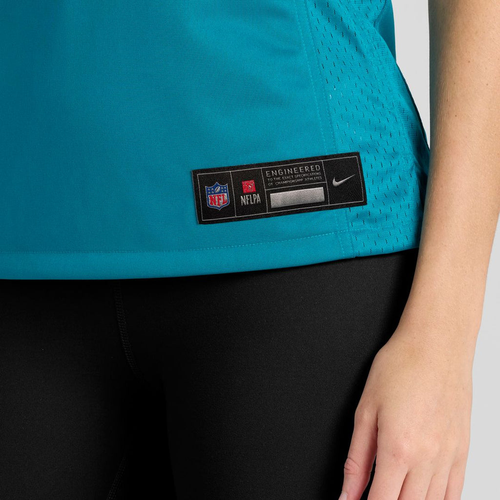 Brenton Strange Jacksonville Jaguars Nike Women's Team Game Jersey -  Teal