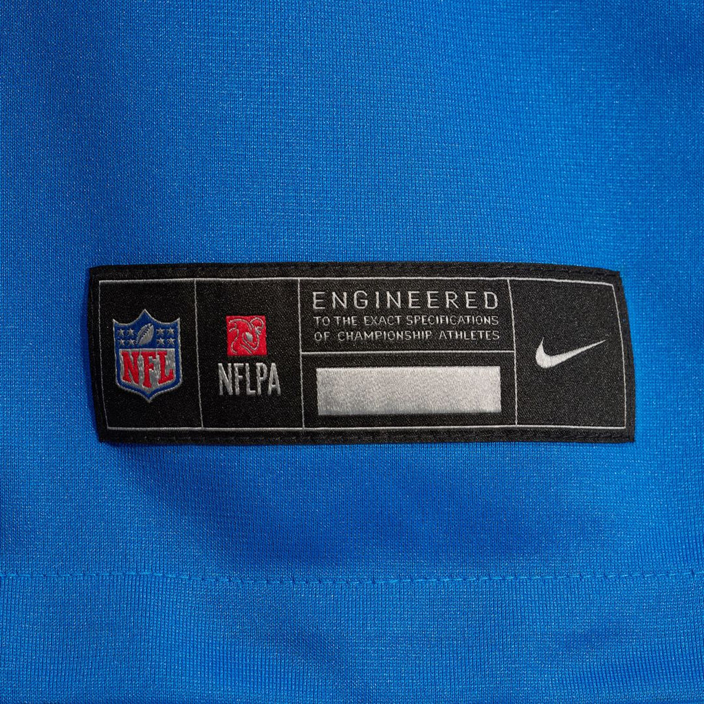 Tyleik Williams Detroit Lions Nike Team Game Jersey -  Blue