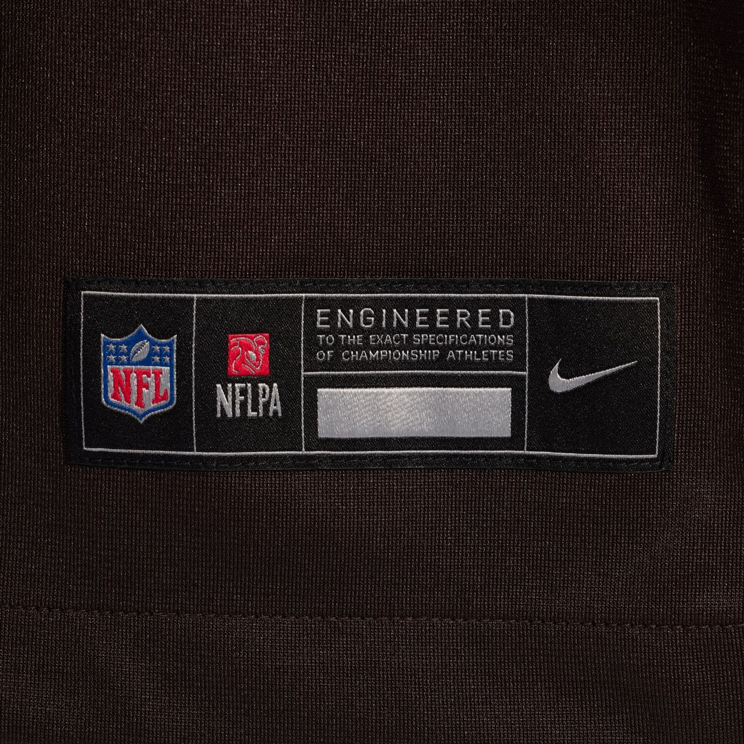 Luke Floriea Cleveland Browns Nike Team Game Jersey -  Brown