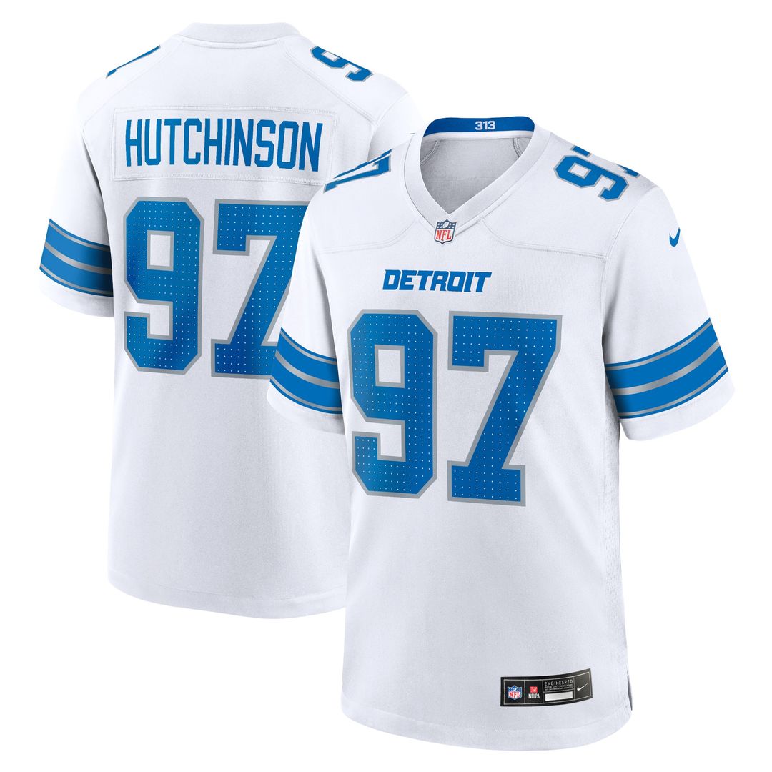 Aidan Hutchinson Detroit Lions Nike Game Jersey - Blue